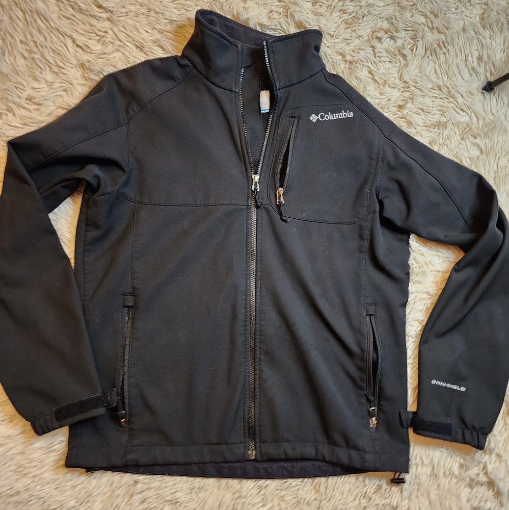 columbia omnishield fleece lined zip up